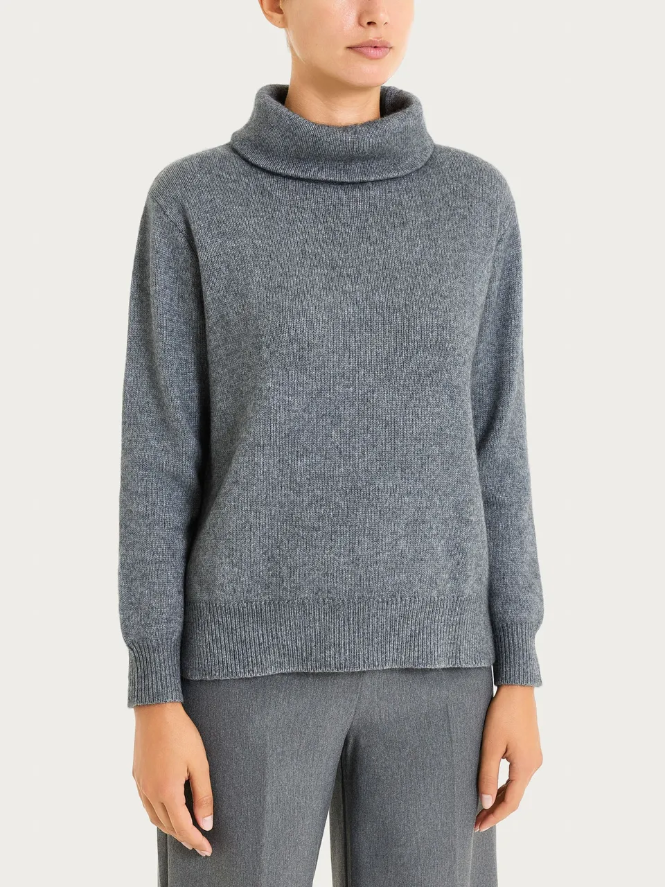 Ragno Natural Soft Maglia collo ciambella ferro mel