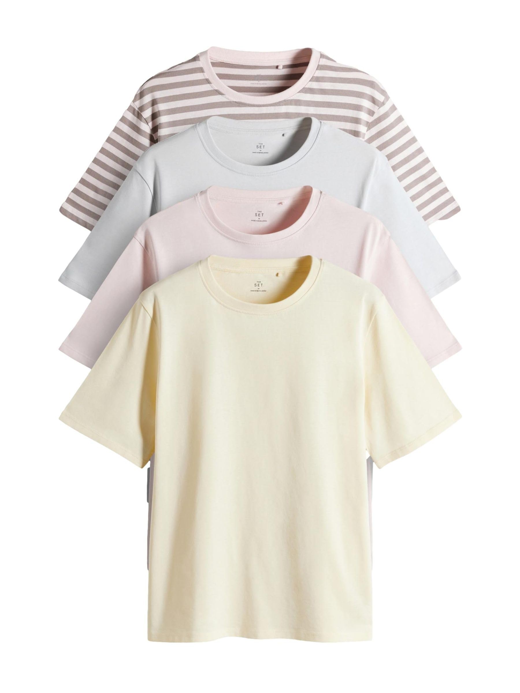 Next The Set T-shirt donna 4 pezzi in cotone vestibilita comoda