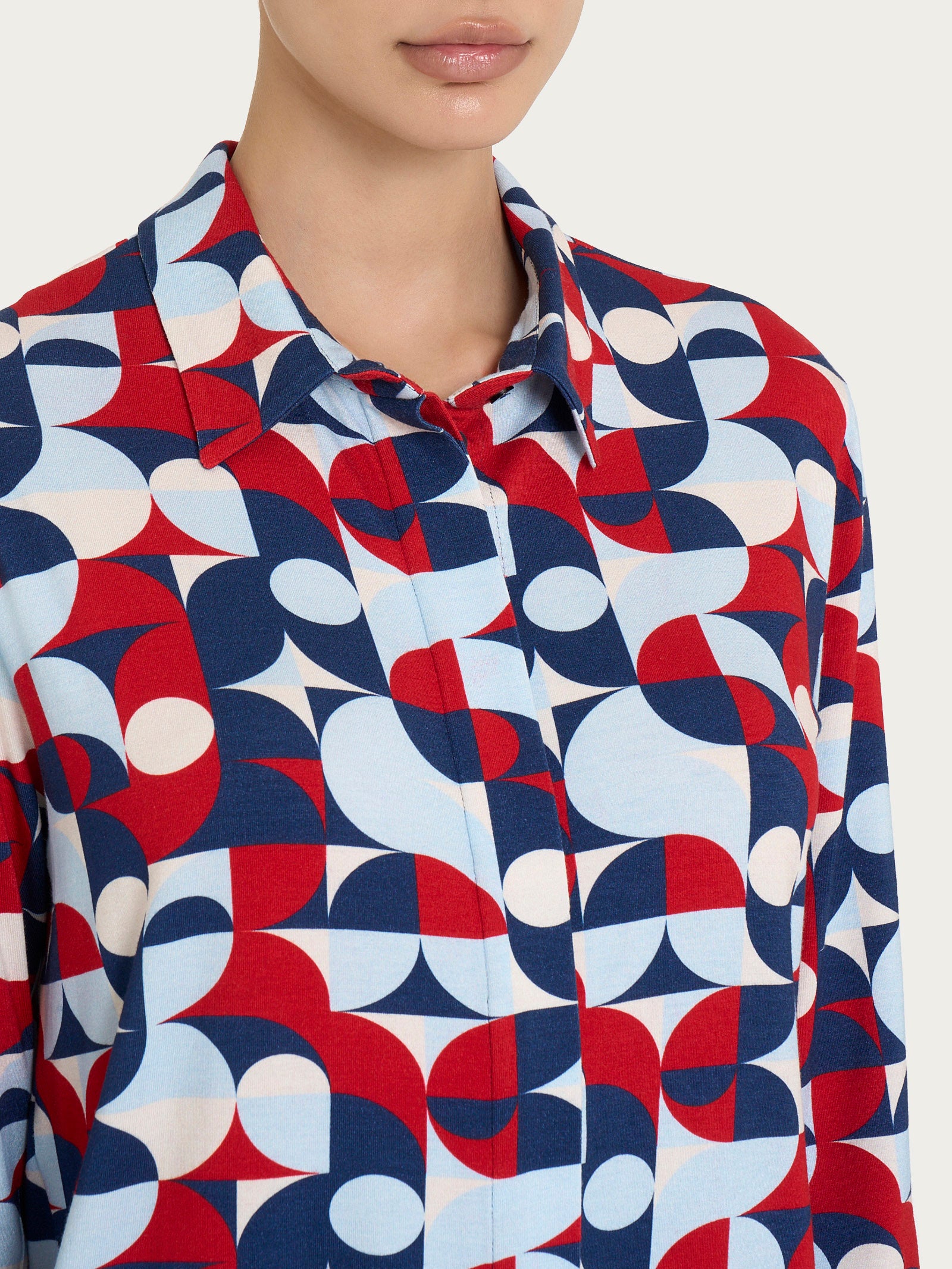 Ragno Viscosa Summer camicia Skyway manica 3/4