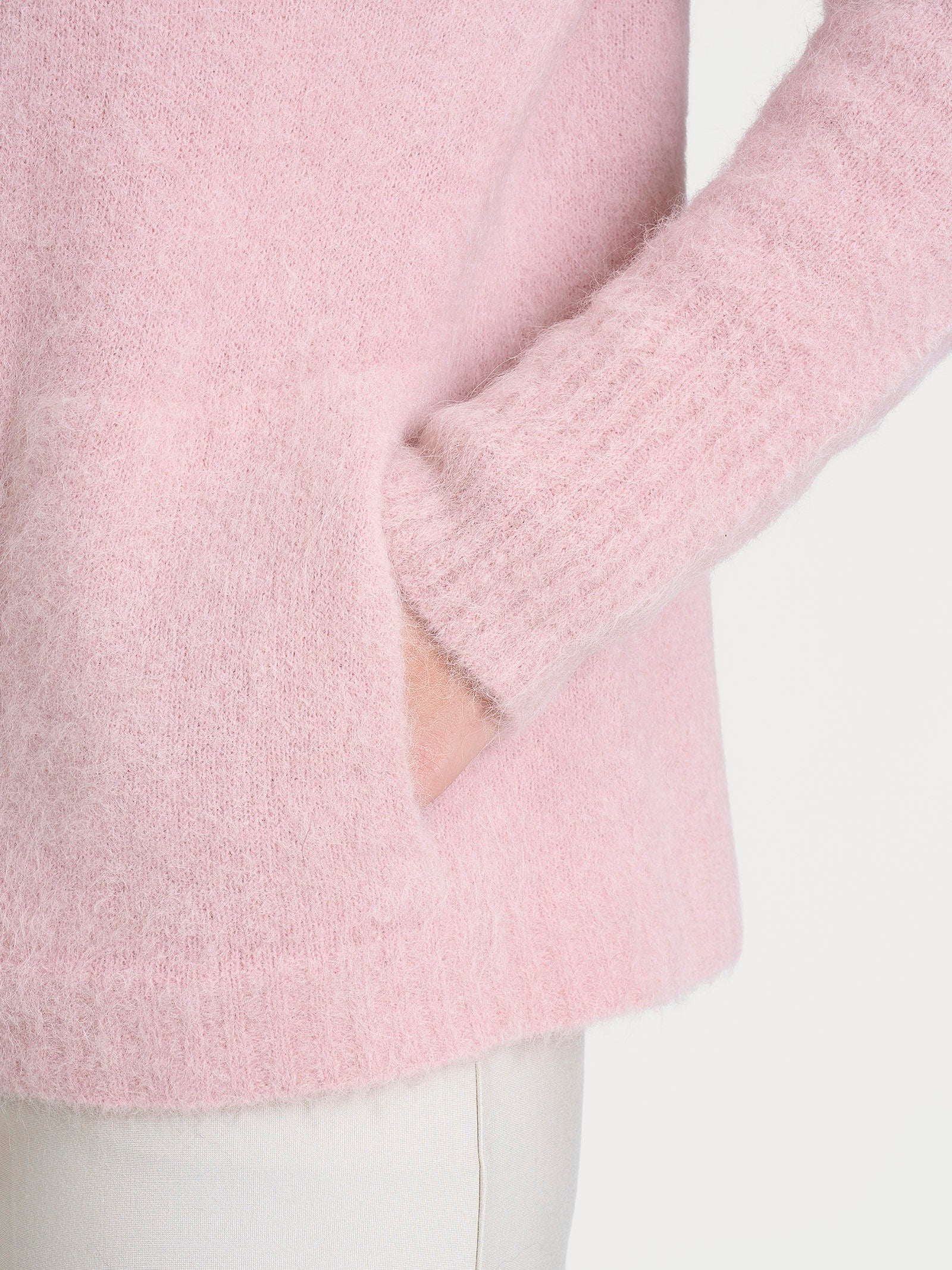 Ragno Merino Soft Cardigan Misto Alpaca cardigan Cameo Rose