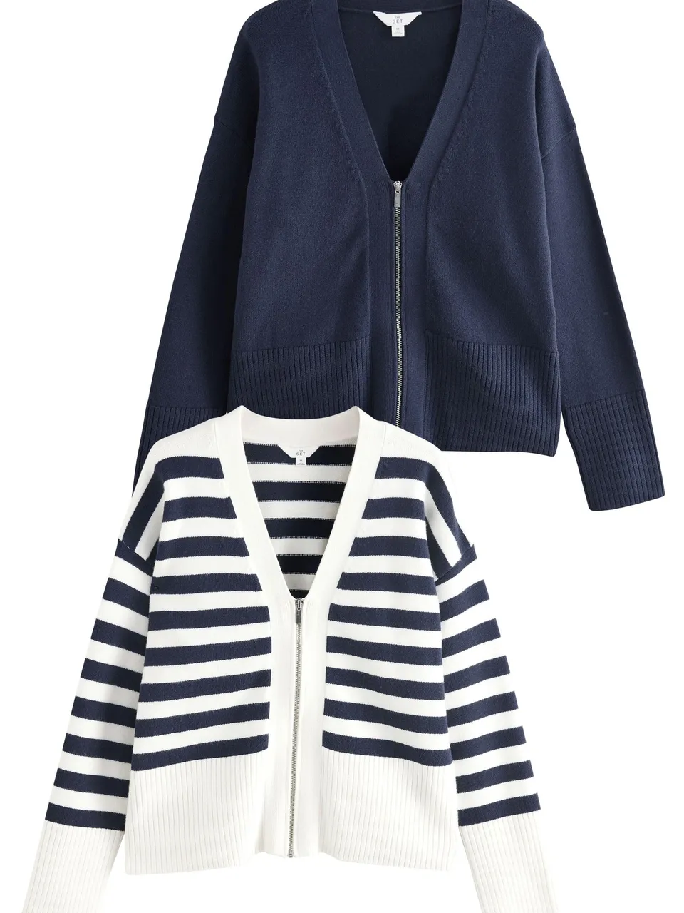 Next The Set cardigan donna 2 pezzi con zip