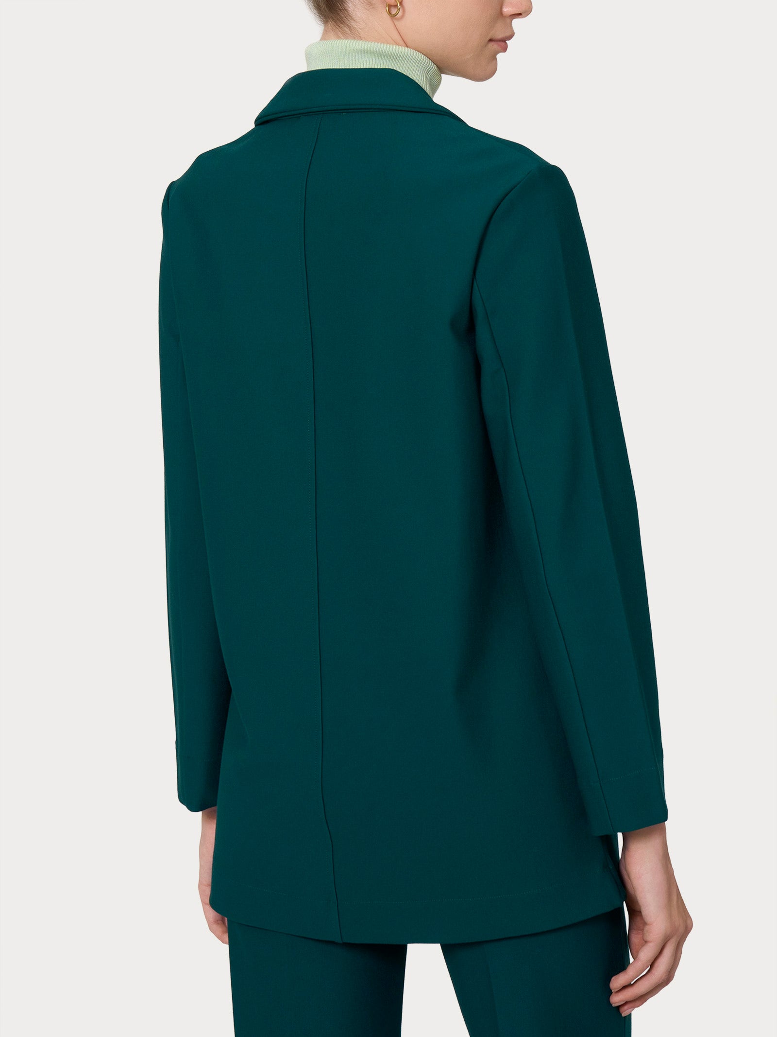 Ragno Compact Blazer destrutturato rain forest misto viscosa