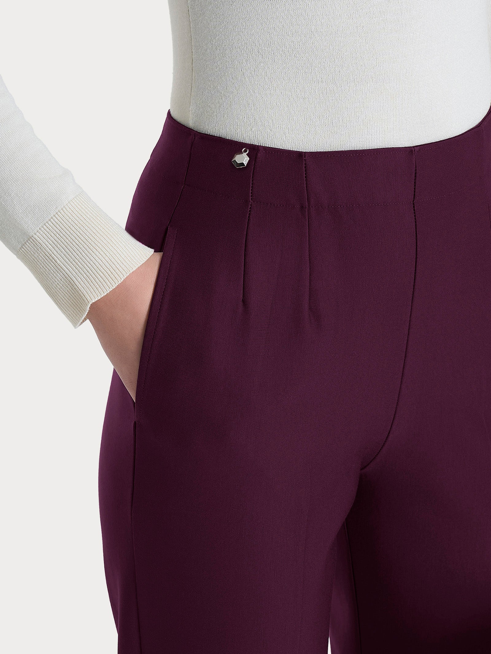 Ragno Compact pantalone dritto con tasche Fig punto Milano