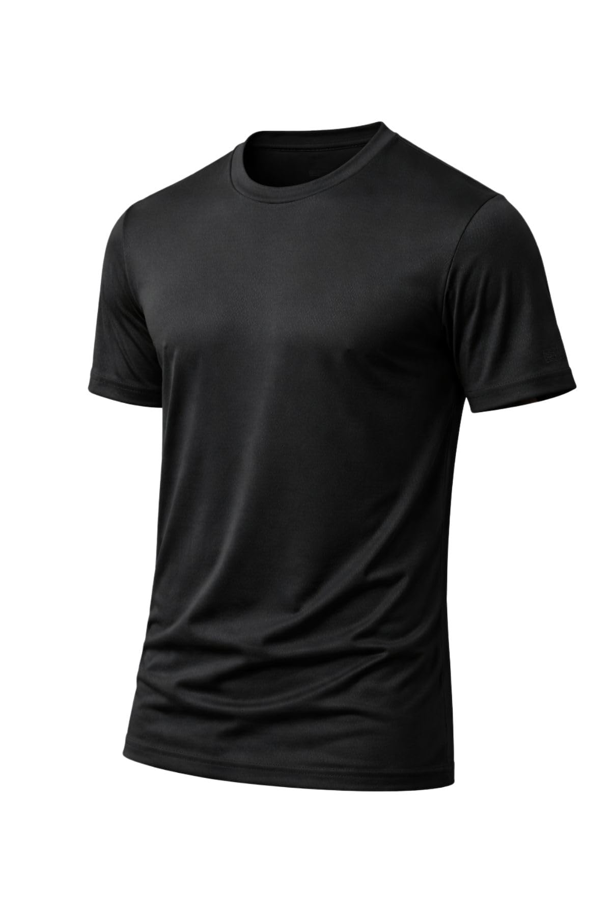 Lady C t-shirt uomo cotone makò nera 3XL elegante irrestringibile
