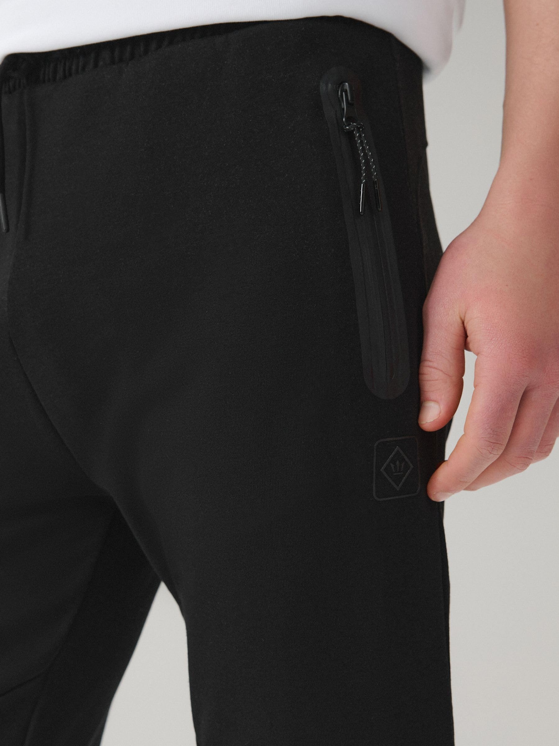 Next pantaloni jogging interlock uomo L morbidi polsini