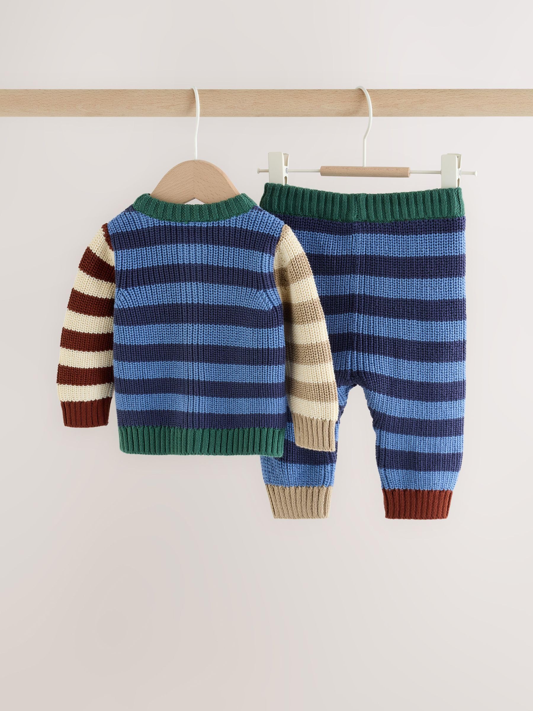 Next completo neonato maglia cardigan e leggings 74-80