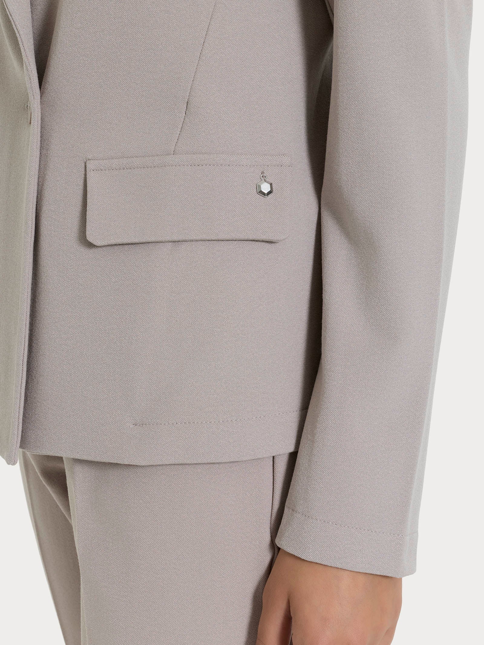 Ragno Flanel Twill Blazer Doppio Petto Nude Donna