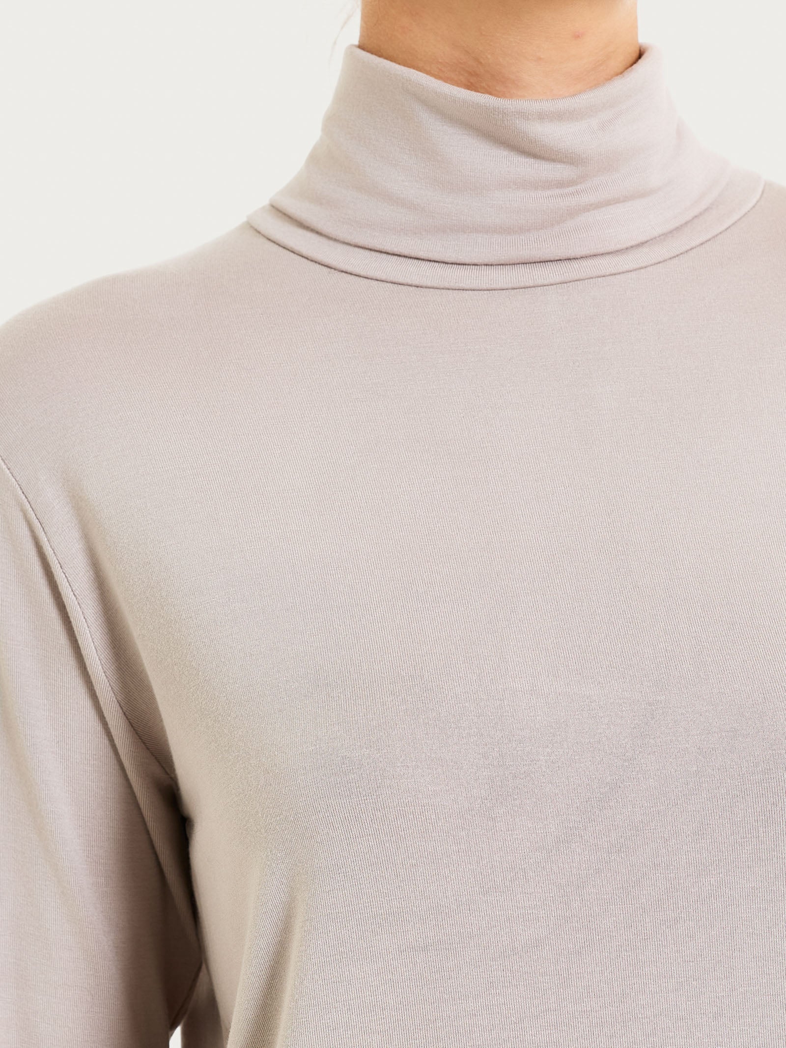 Ragno Eco Viscosa Dolcevita Collo Alto String manica lunga