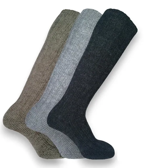 Lady C calzini lunghi lana e alpaca unisex caldi