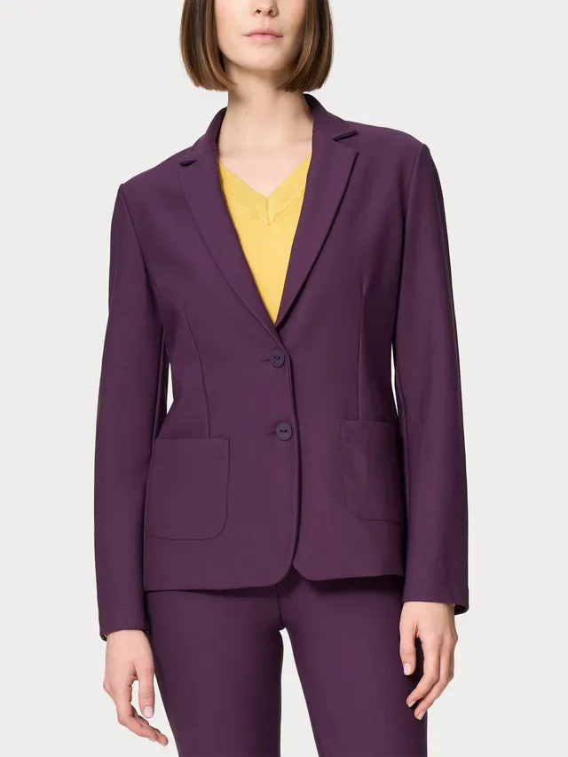 Ragno Compact Blazer giacca due bottoni Plum Perfect regular