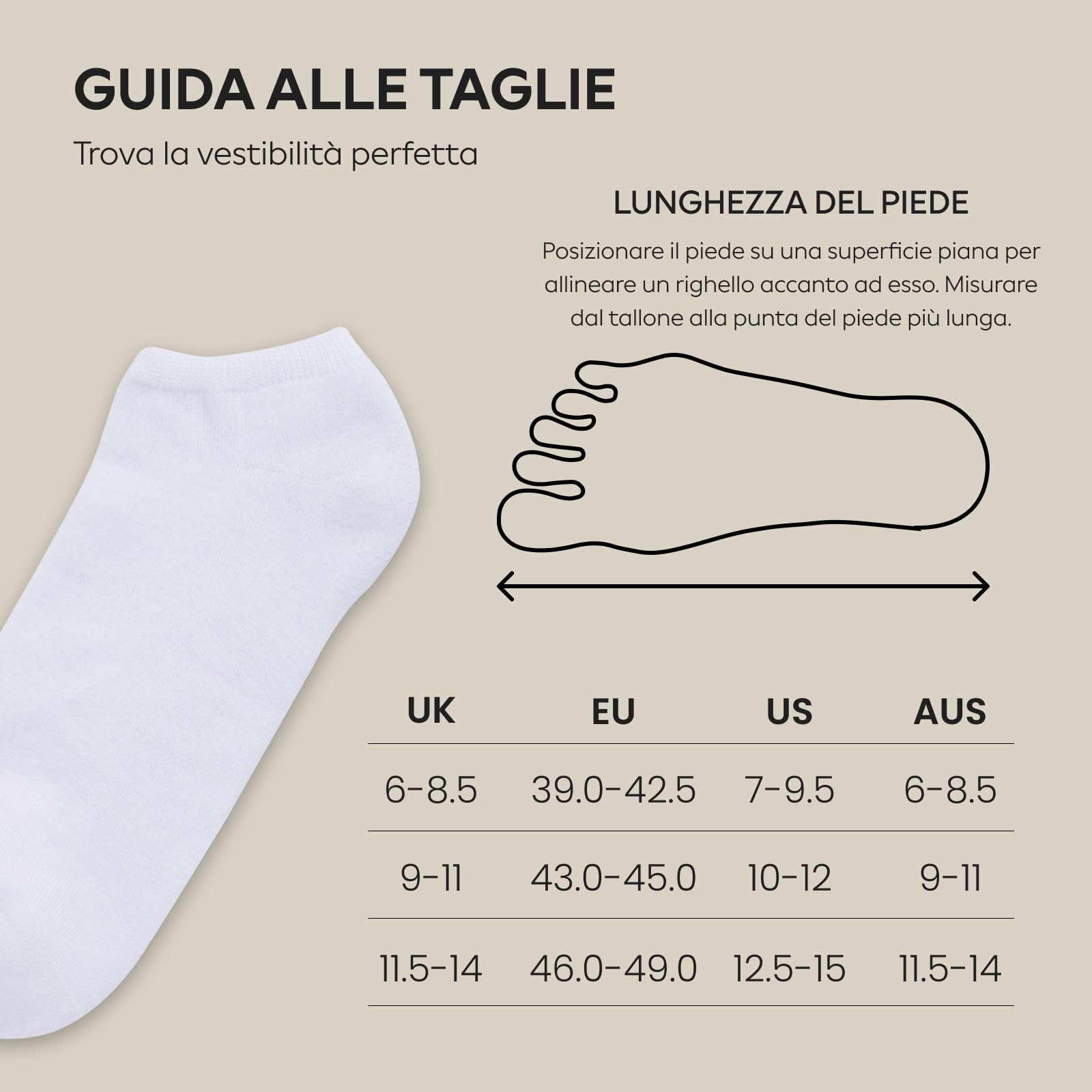 Next calzini uomo bianchi cotone soletta imbottita