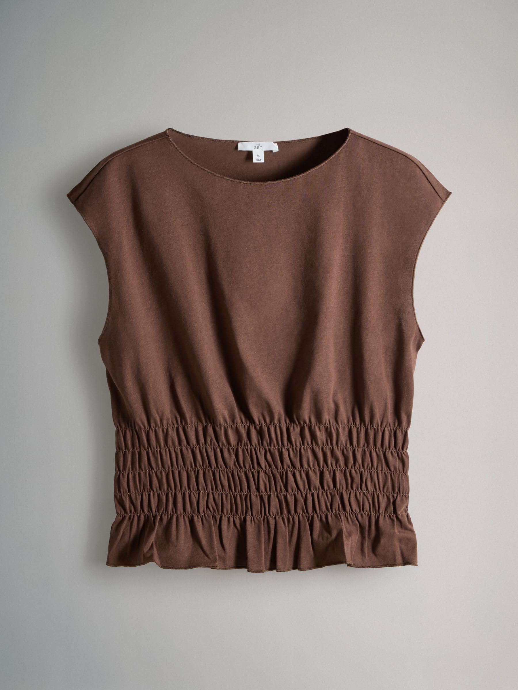 Geo Next The Set T-Shirt Arricciata Dettaglio Manica 3 Pezzi