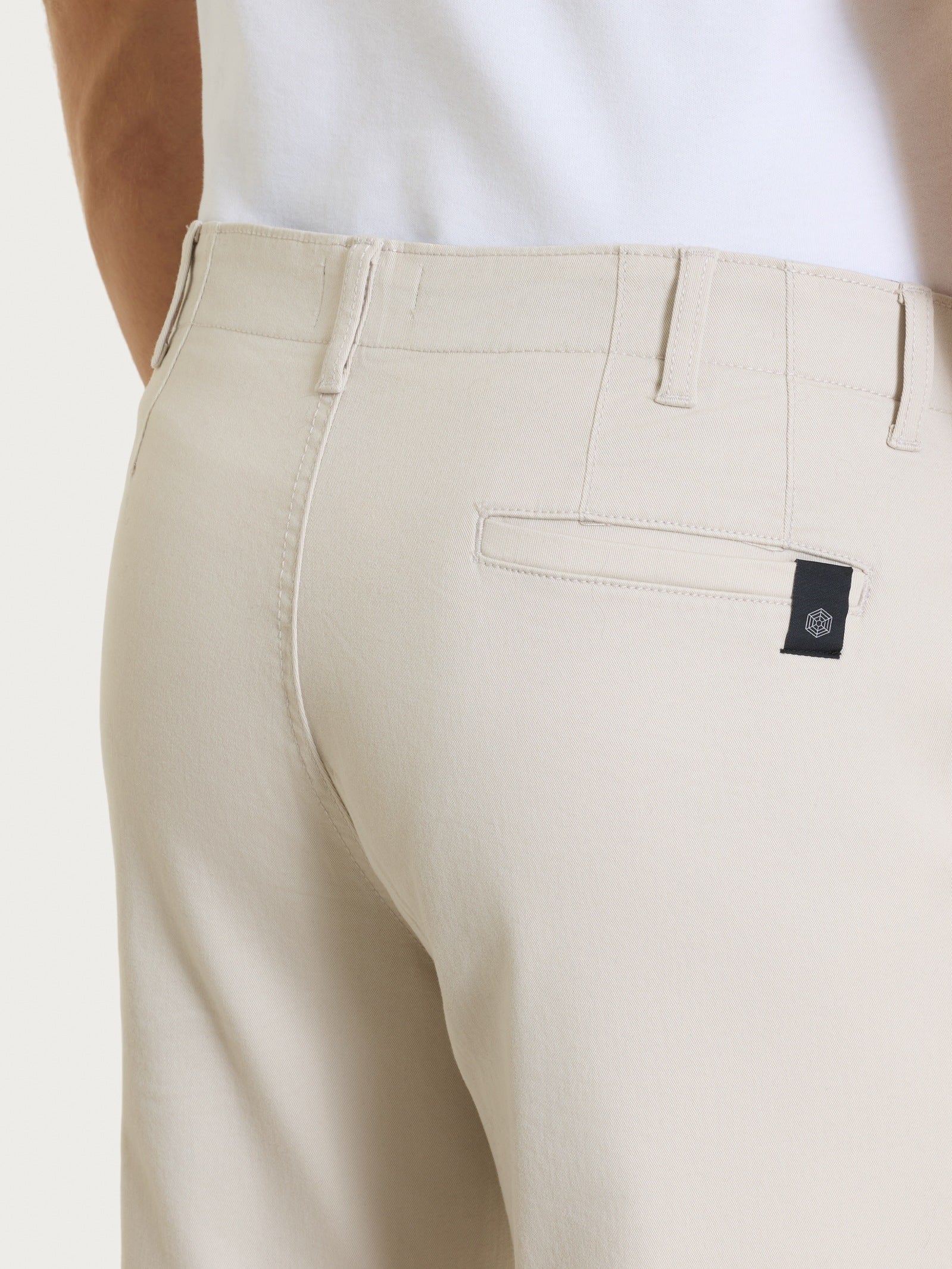 Ragno Compact pantalone chino Champignon cotone elasticizzato