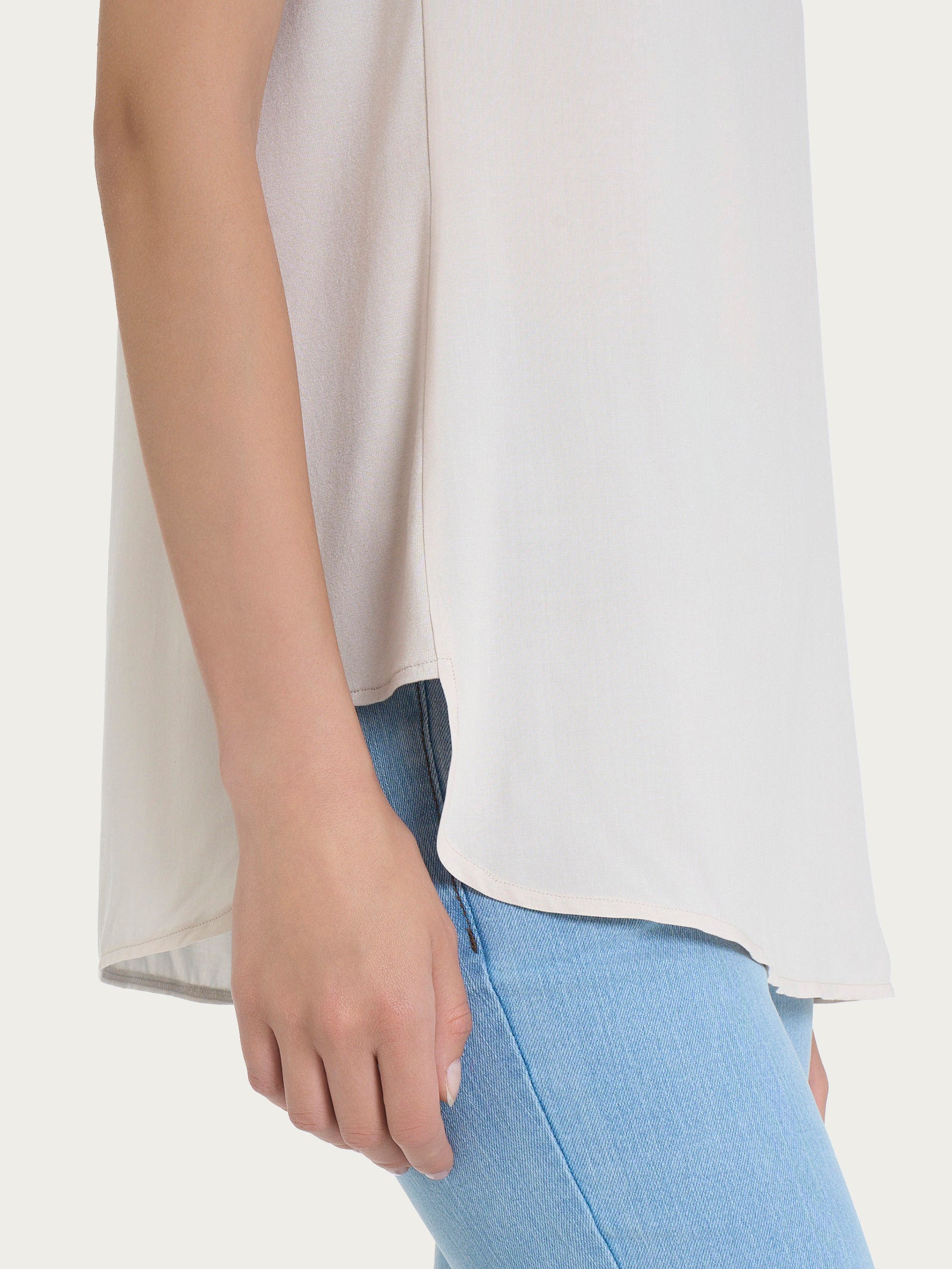 Ragno Viscosa Summer top spalla larga Champignon