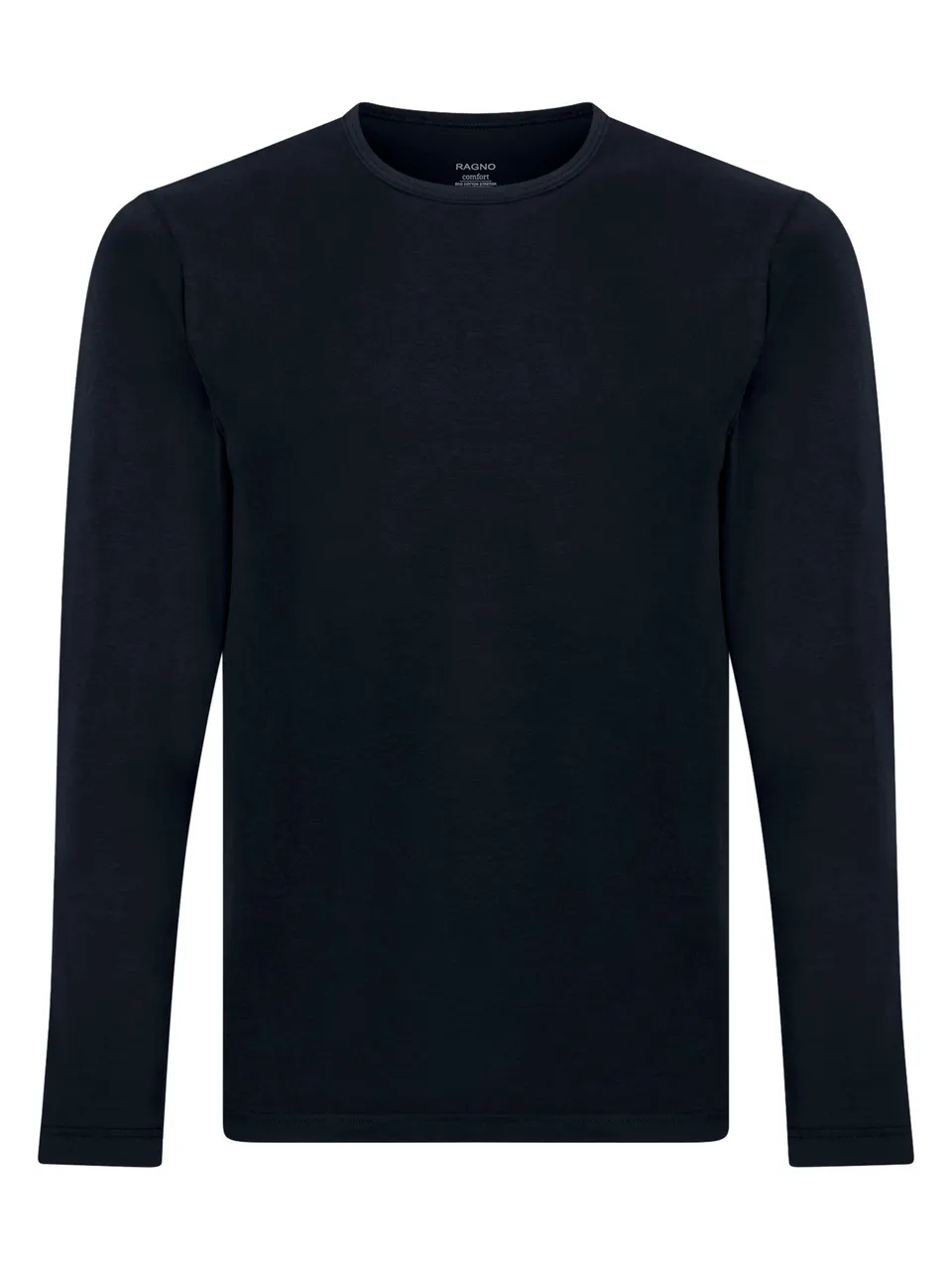 Ragno Comfort maglietta uomo manica lunga cotone Bleu