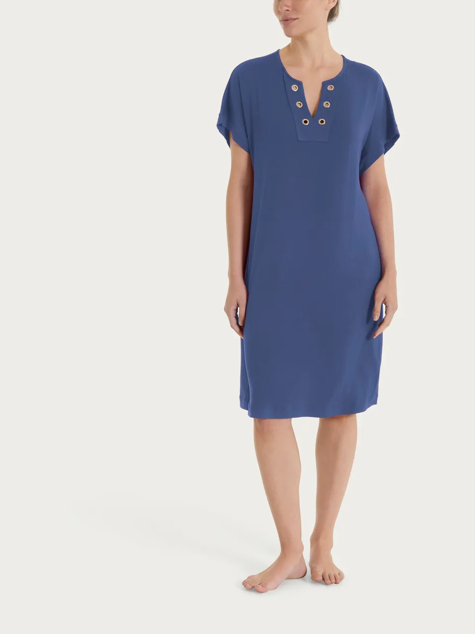 Ragno Viscosa Summer Abito Donna Oceana Manica Kimono