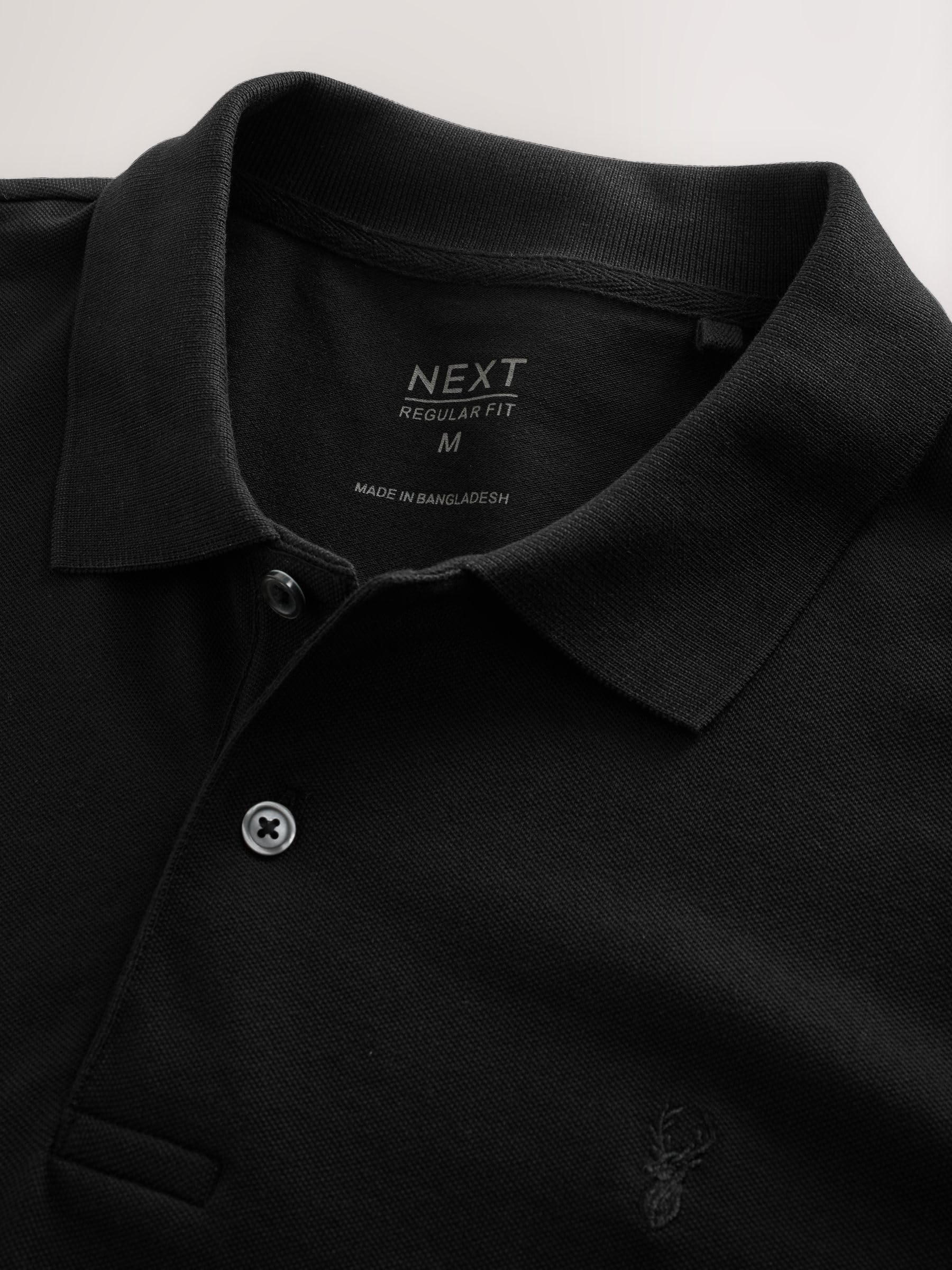 Next Polo Uomo Piqué Maniche Corte Vestibilità Classica