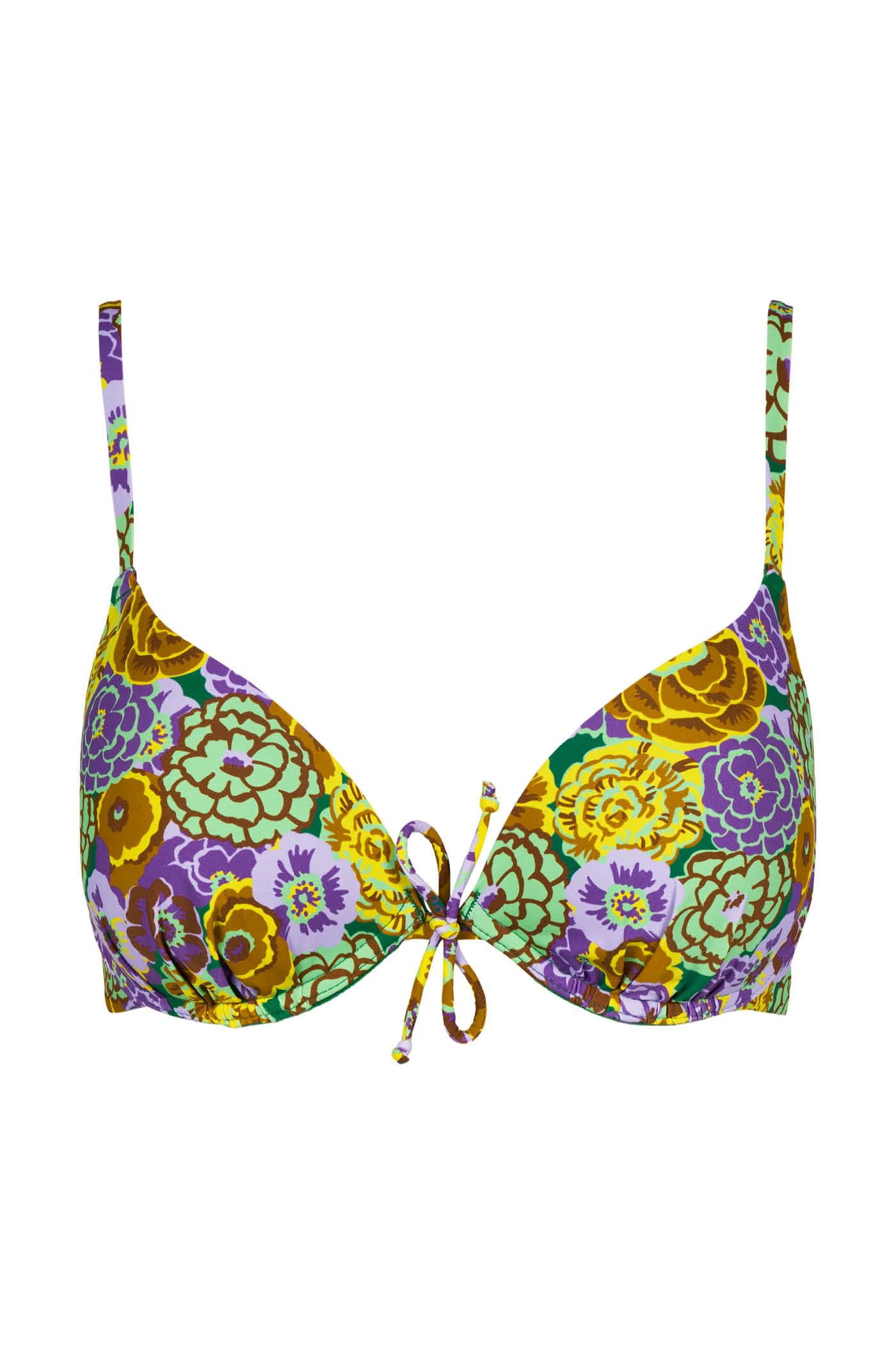 Goldenpoint Fleur Imbottito con Ferretto Top Bikini Floreale