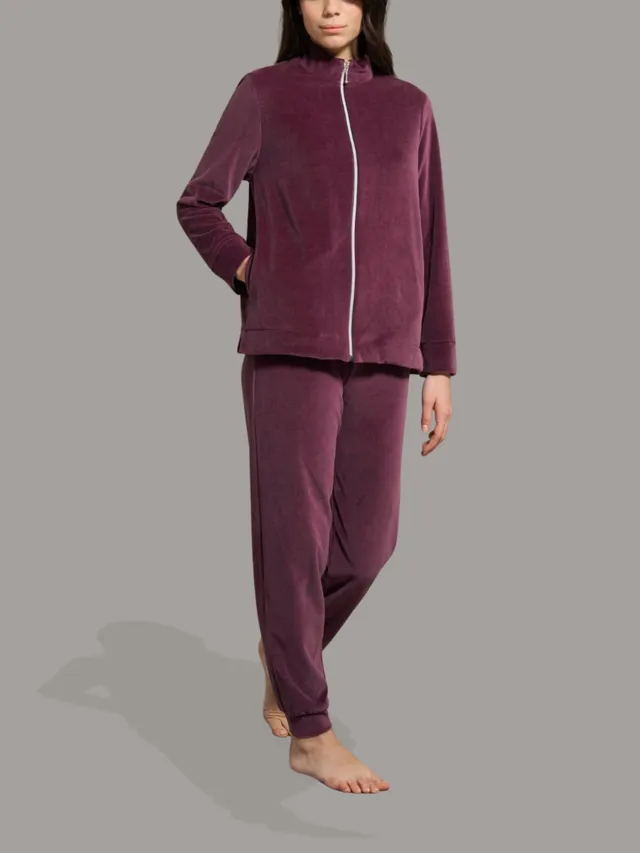 Ragno Ciniglia Tuta Donna Windsor Wine Misto Cotone