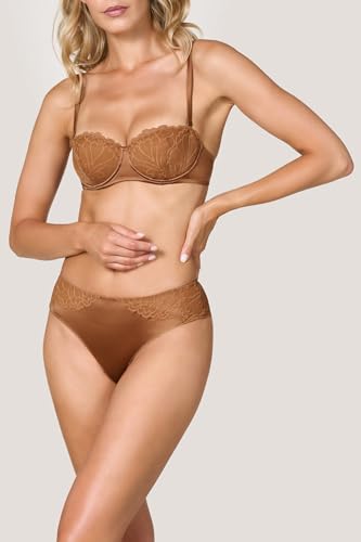 Goldenpoint Acanto Leaf Balconette Push Up Pizzo Satin