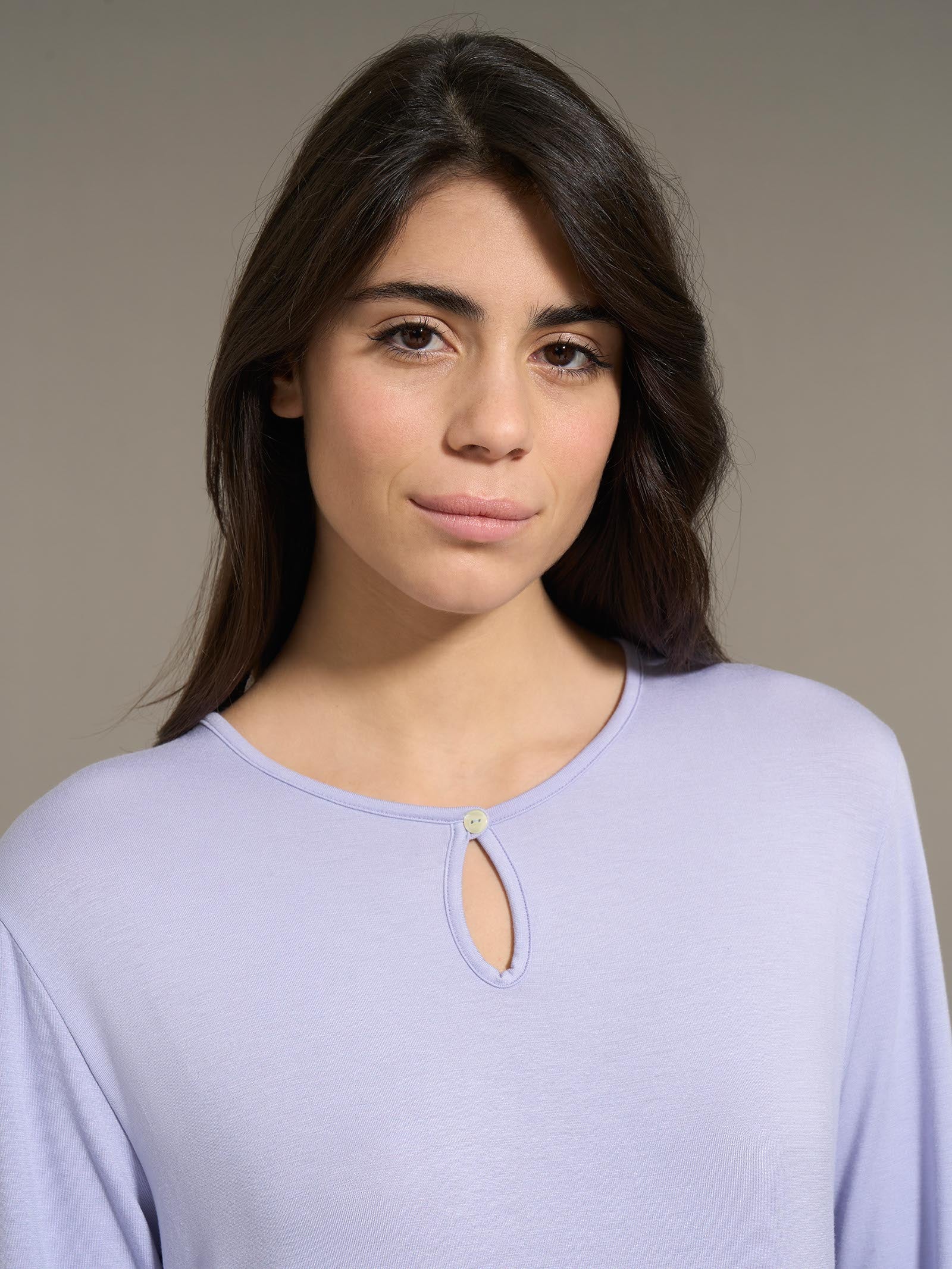 Ragno Camicia da Notte Donna Micromodal Blu Bucaneve