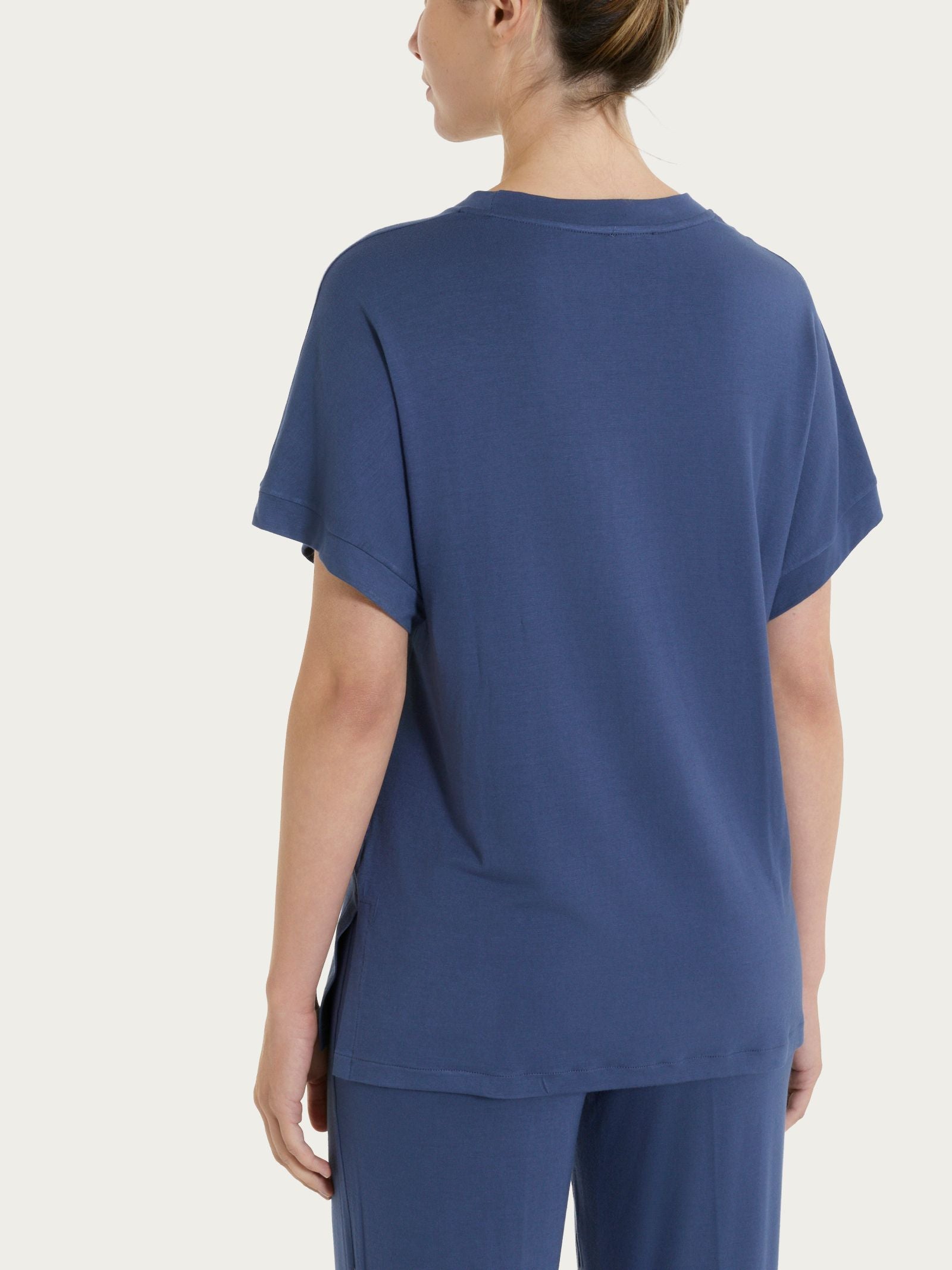 Ragno Viscosa Summer Maglietta Girocollo kimono Oceana