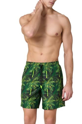 Goldenpoint Fantasia Palms Costume Mare Uomo Media Lunghezza