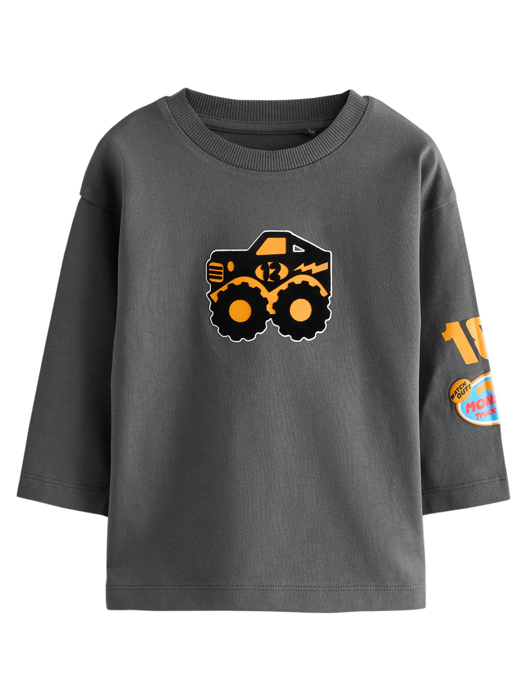 NEXT t-shirt bambino manica lunga 3 pezzi 9-12 mesi cotone