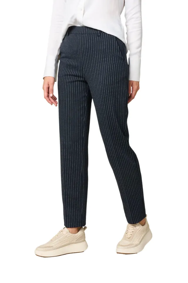 Goldenpoint Straight Pinstripes pantaloni donna gessati