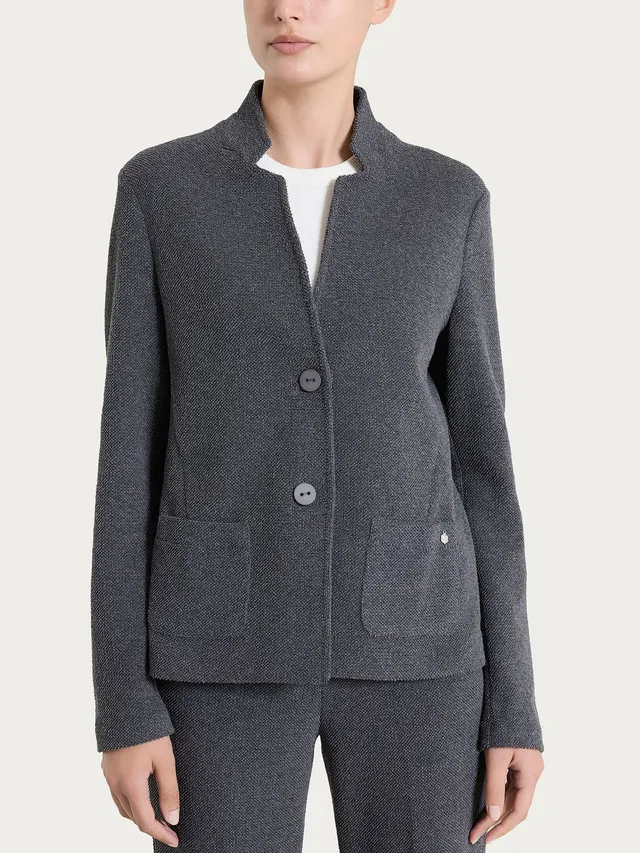 Ragno Relaxed Wardrobe Blazer Corto Giacca Ardesia Calda