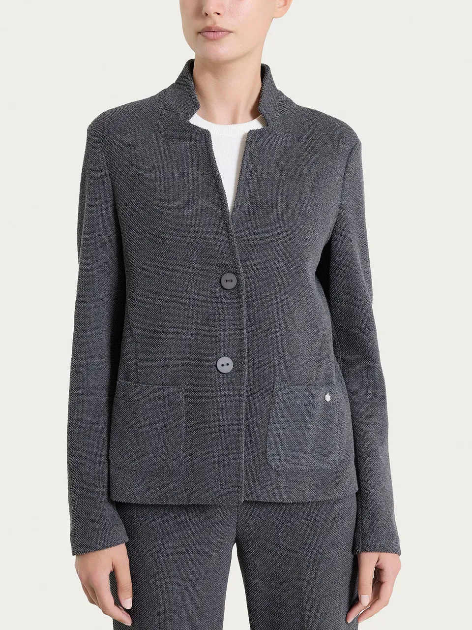 Ragno Relaxed Wardrobe Blazer Corto Giacca Ardesia Calda