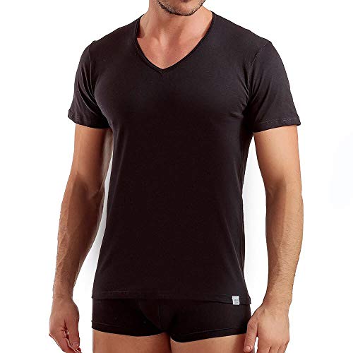 Enrico Coveri T-Shirt Scollo V Cotone 3 Pezzi