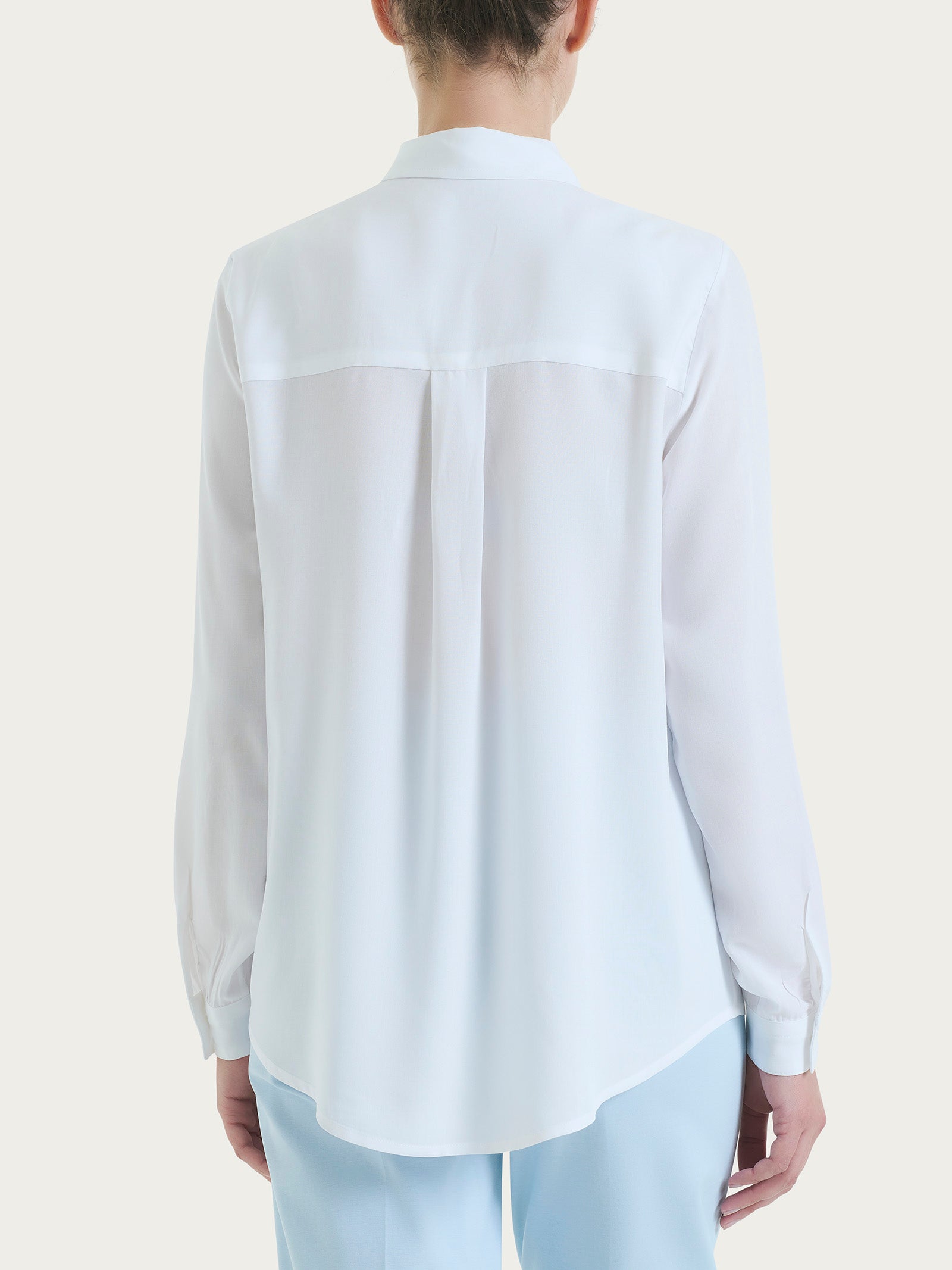 Ragno Ecoseta Camicia Manica Lunga Bianco