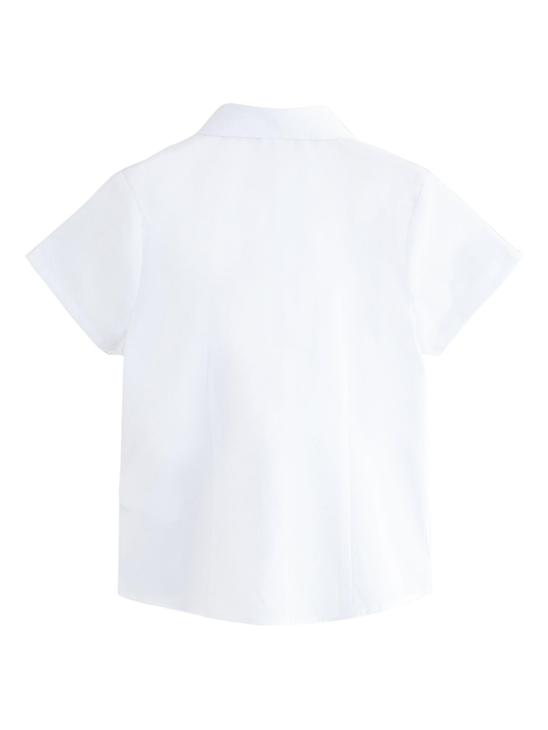 Next camicie scuola bambina maniche corte 5 pezzi 146 cotone