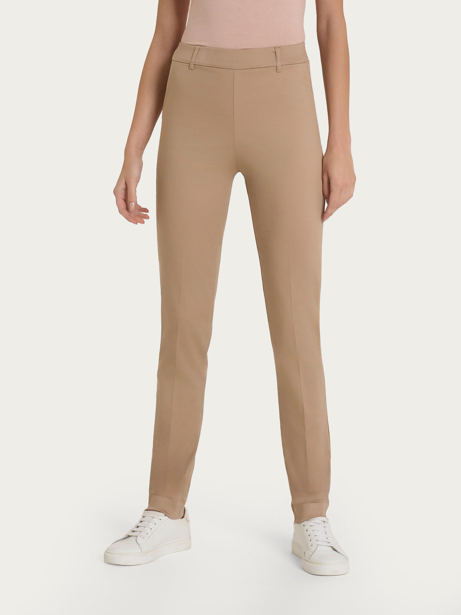 Ragno Satin Power pantalone chino slim warm taupe