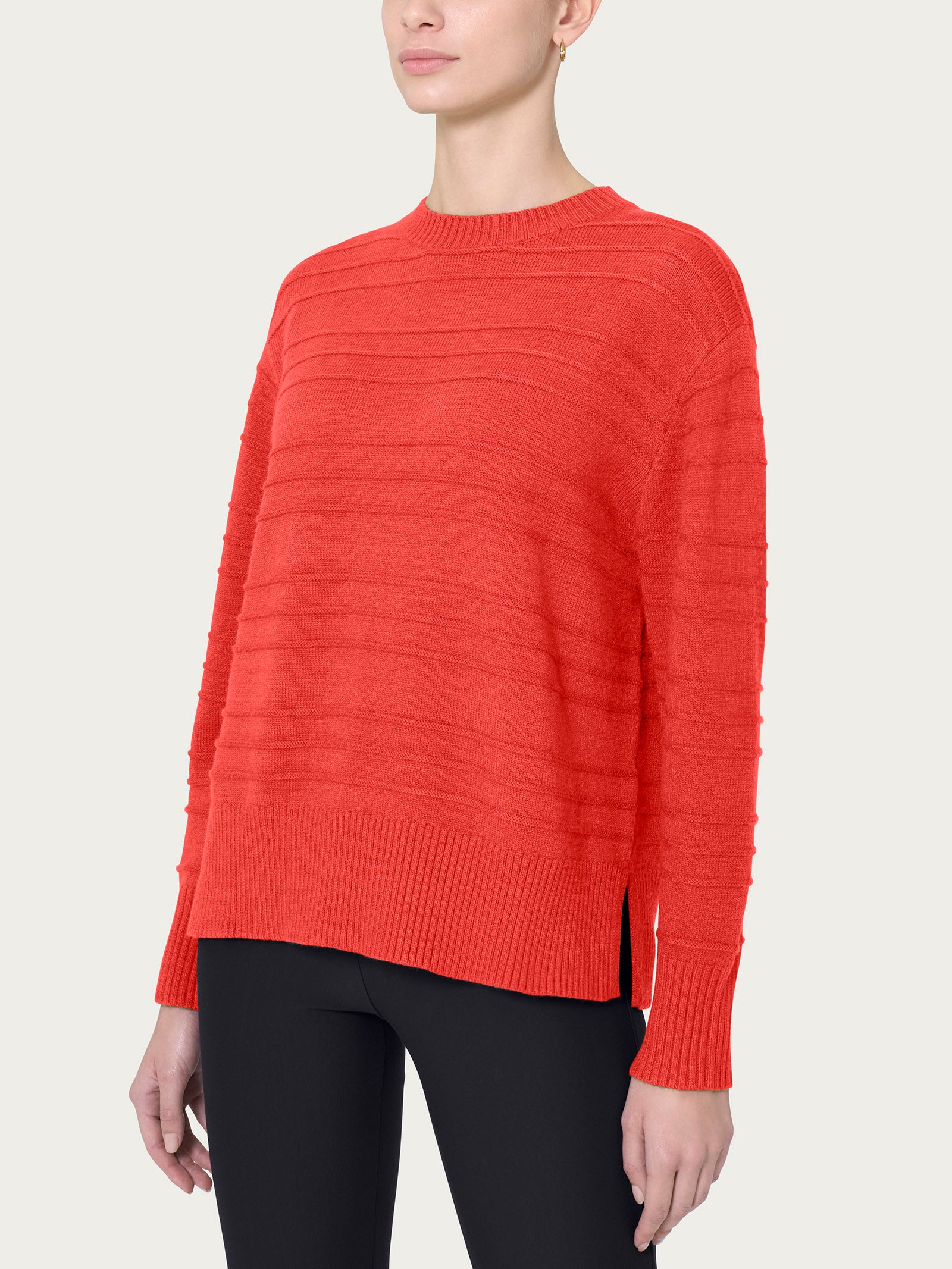 Ragno Super Soft maglia girocollo boxy Cayenne