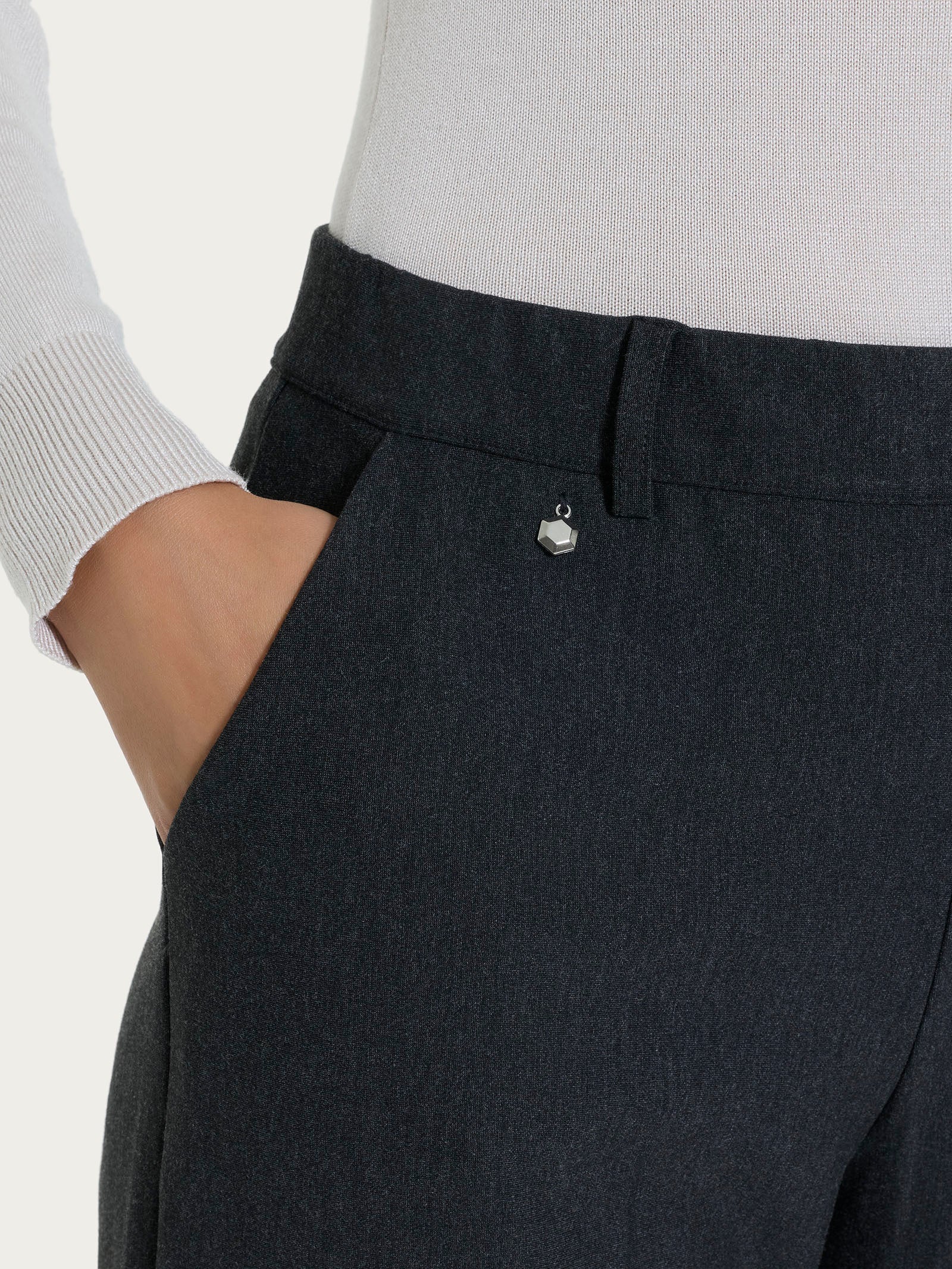 Ragno Compact Pantalone Chino Slim Oscuro elasticizzato