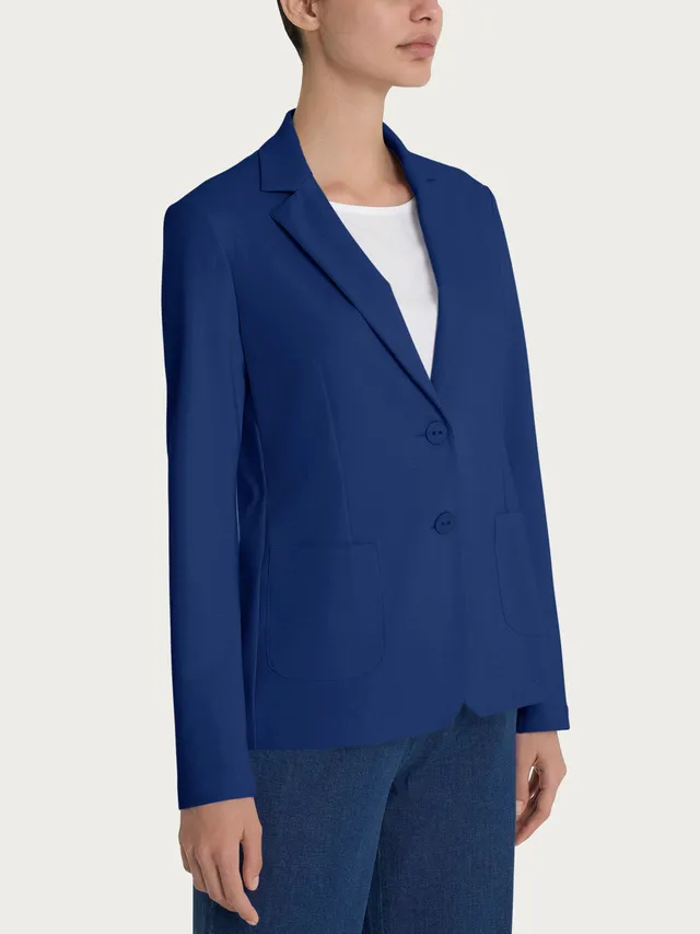 Ragno Compact Light Two-Button Blazer donna Blueberry leggero