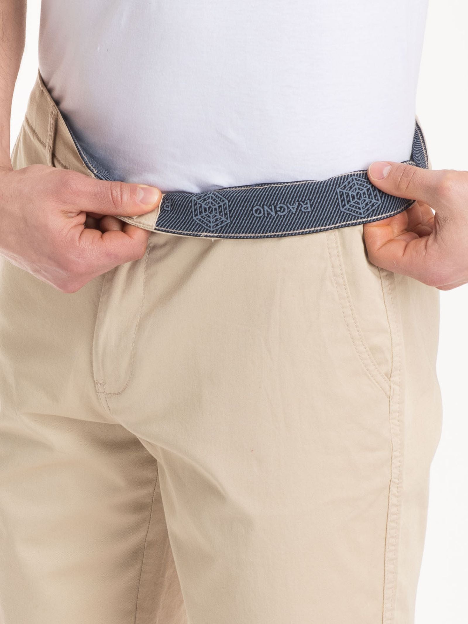 Ragno Compact Chino uomo Irish Cream cotone elasticizzato