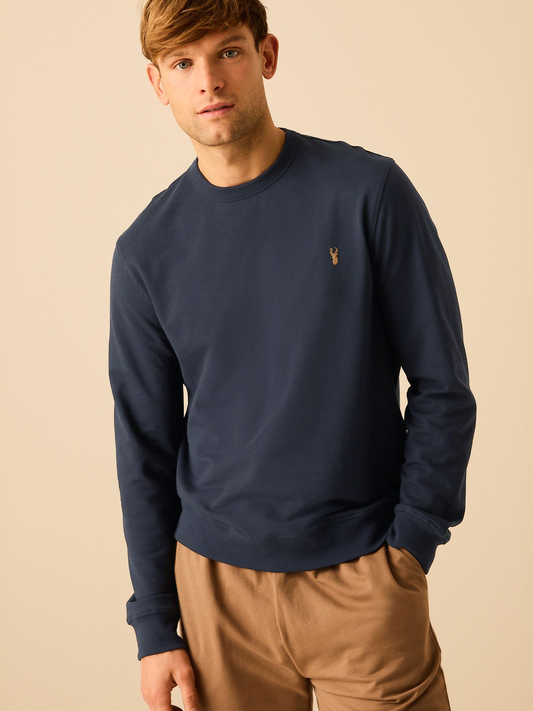 Next Felpa Girocollo Leggera 100% Cotone Uomo 3XL