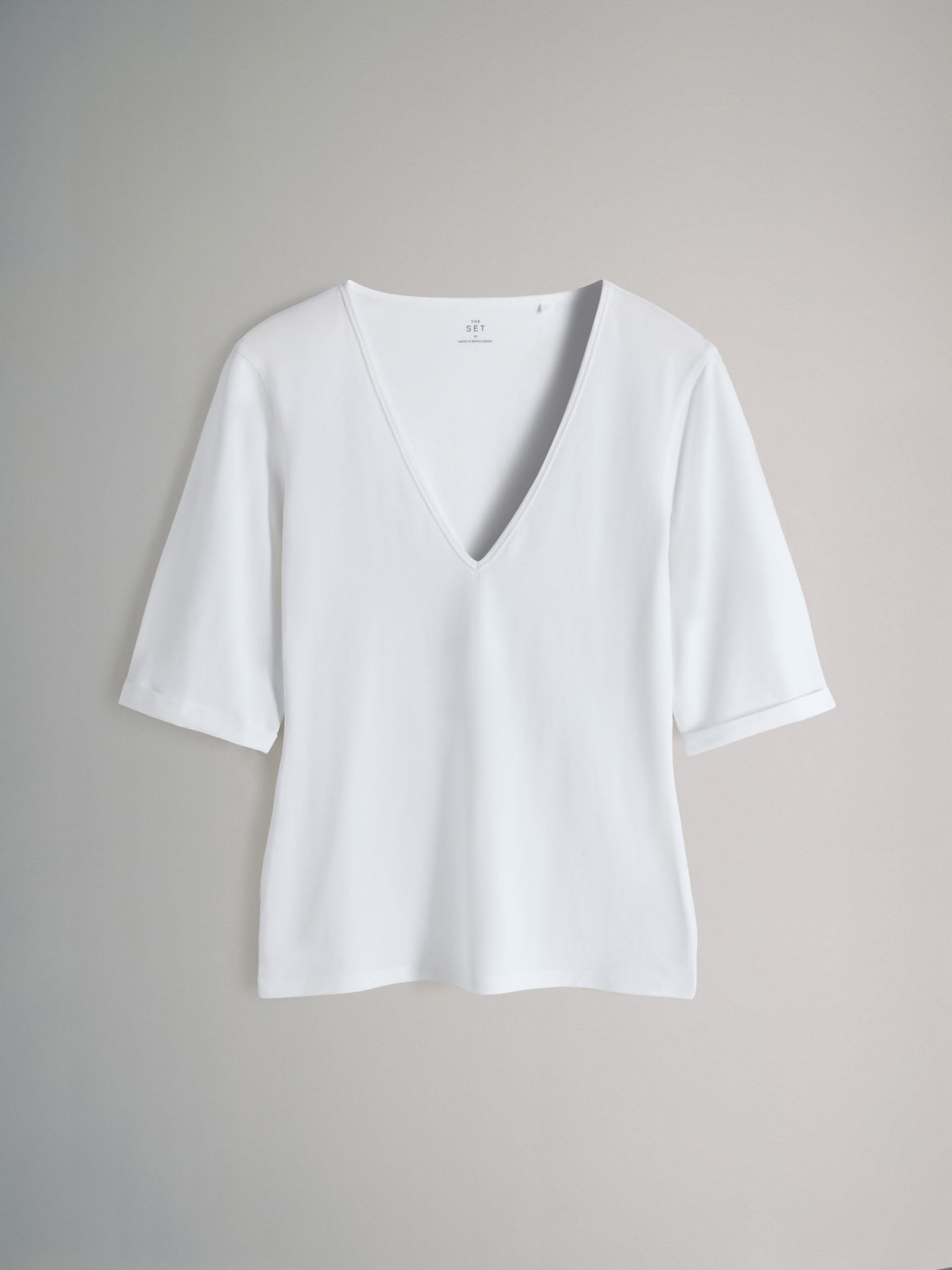 Geo Next The Set T-shirt Scollo a V Risvolto 4 Pezzi