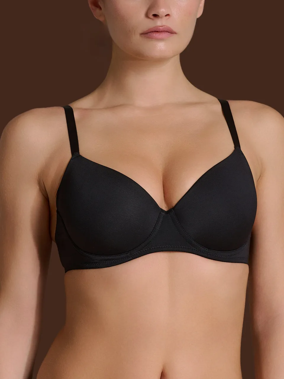 Ragno beYOUtiful Reggiseno Balconette Imbottito Nero Microfibra