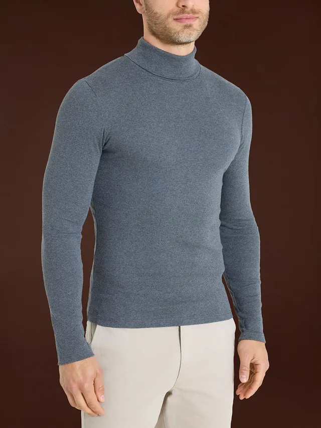 Ragno Four Seasons dolcevita uomo Piombo Mel caldo cotone
