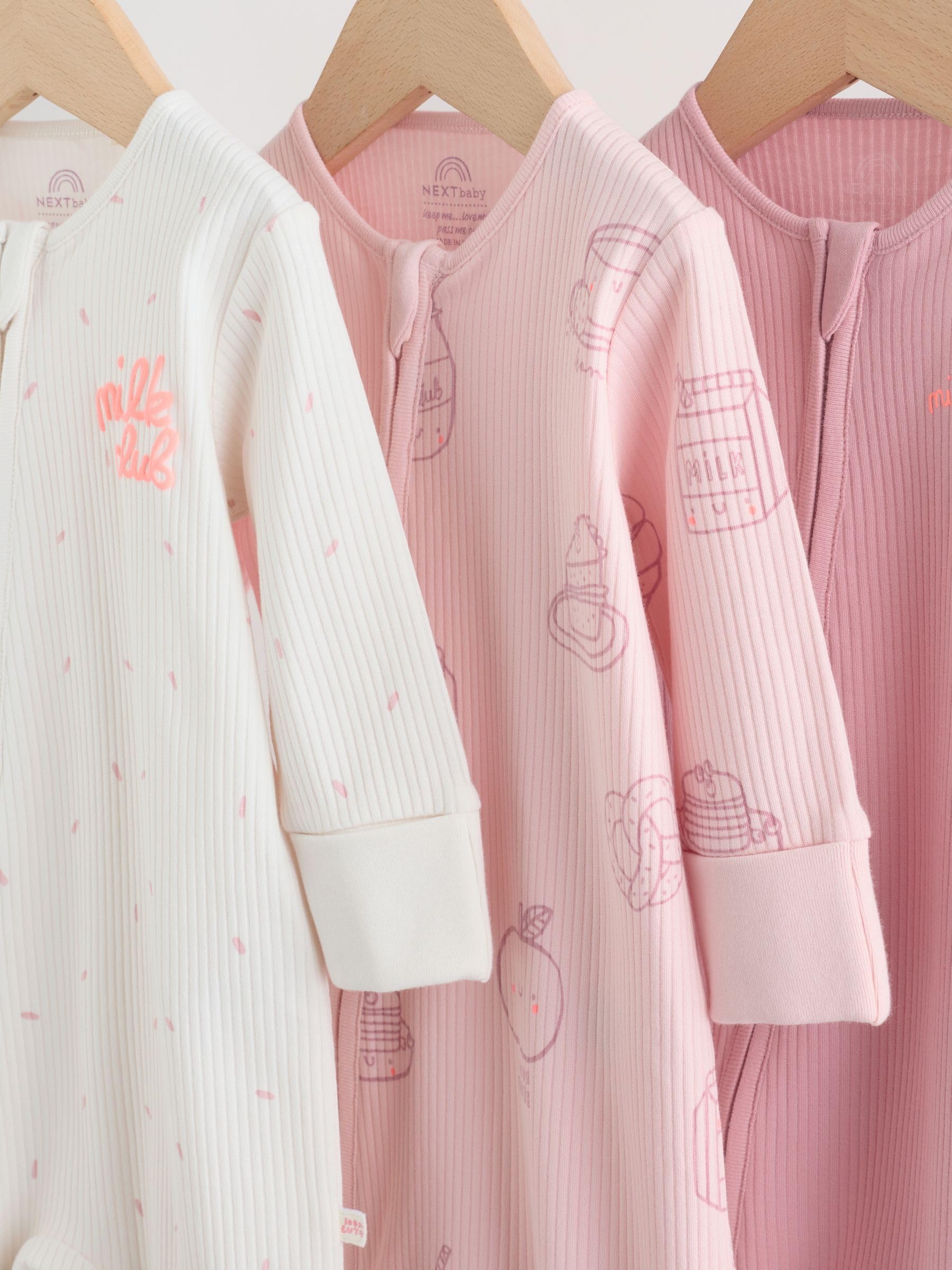 Next tutine neonata con zip confezione 3pz 2-3 anni