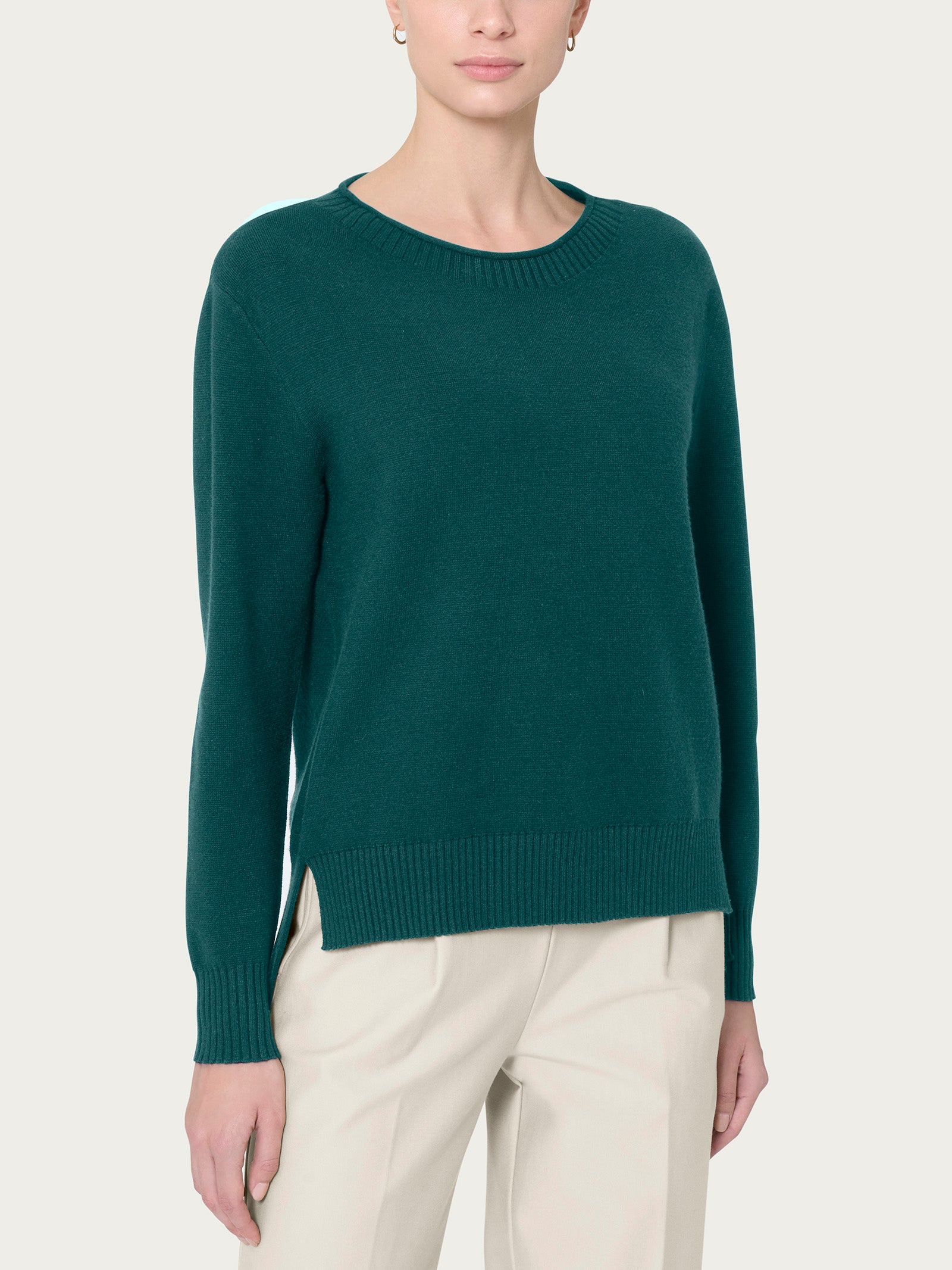 Ragno Four Seasons Girocollo maglia verde Rain Forest