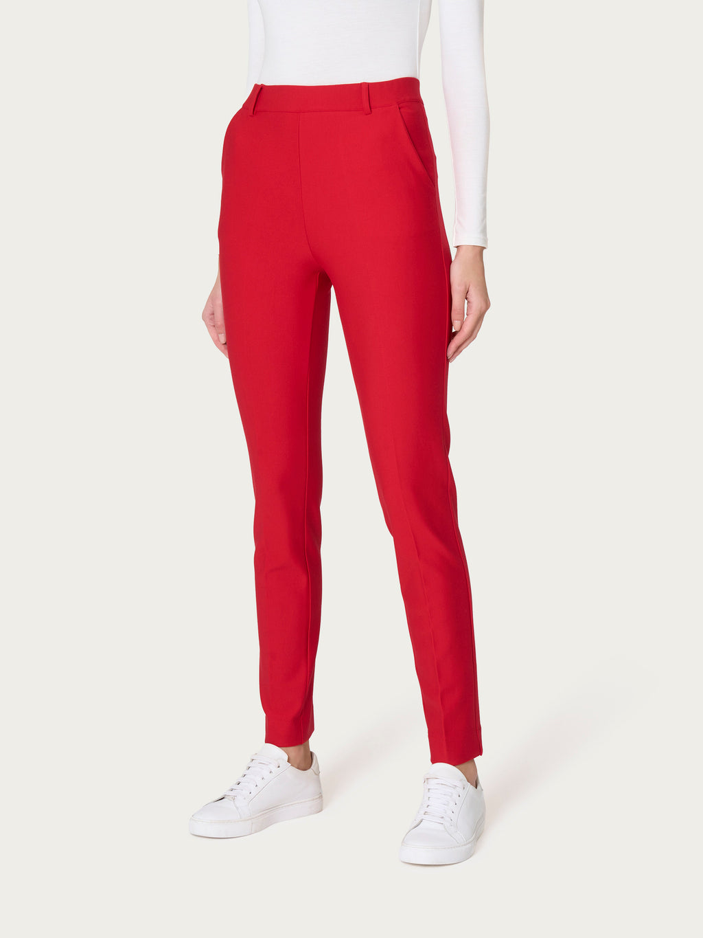 Ragno Compact Pantalone Slim Chino Salsa