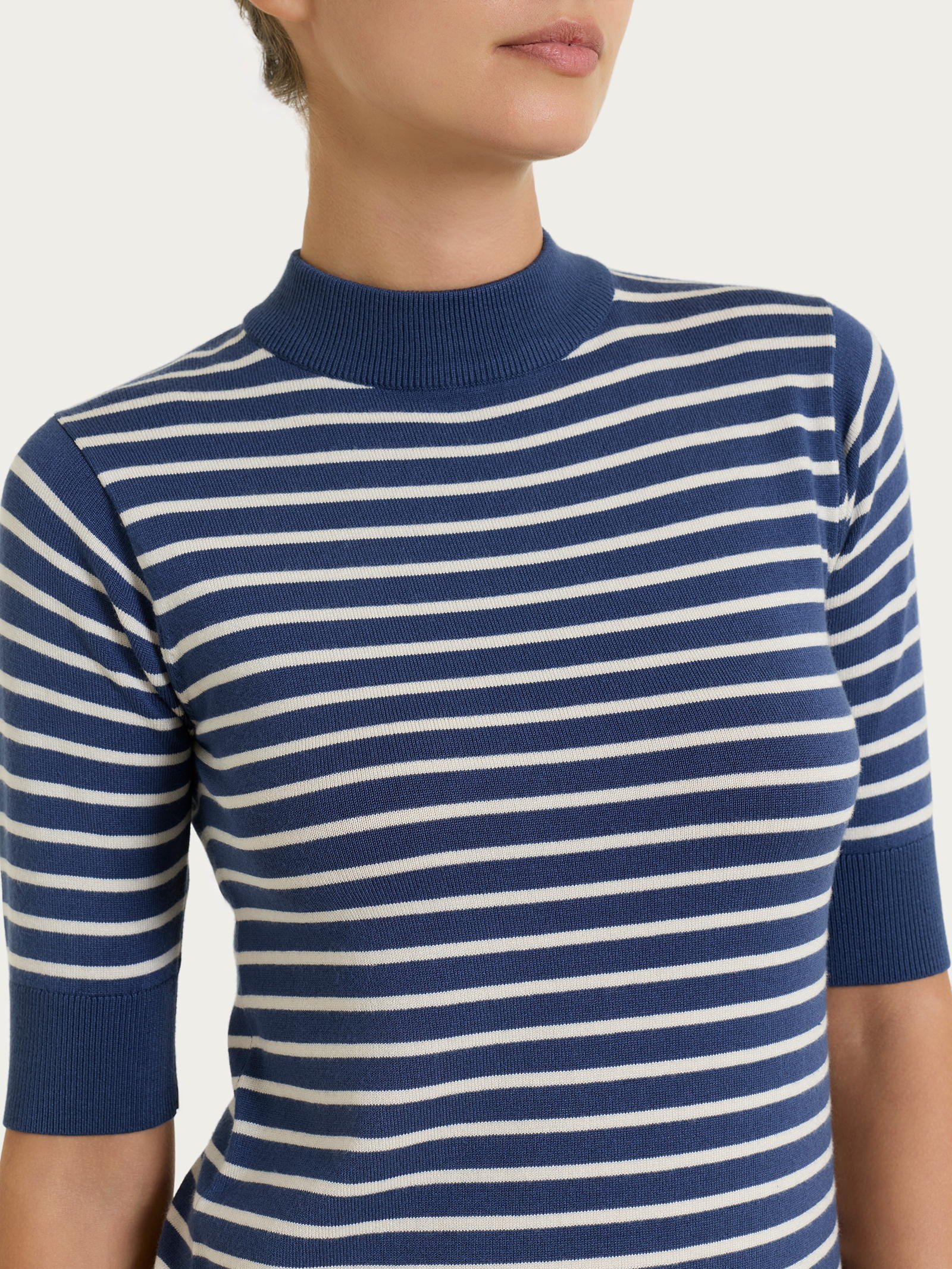 Ragno Four Seasons Lupetto Righe Fant. Oceana viscosa