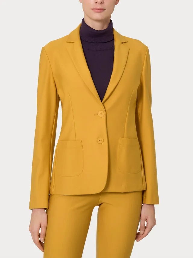 Ragno Compact blazer due bottoni Golden Spice anti-piega