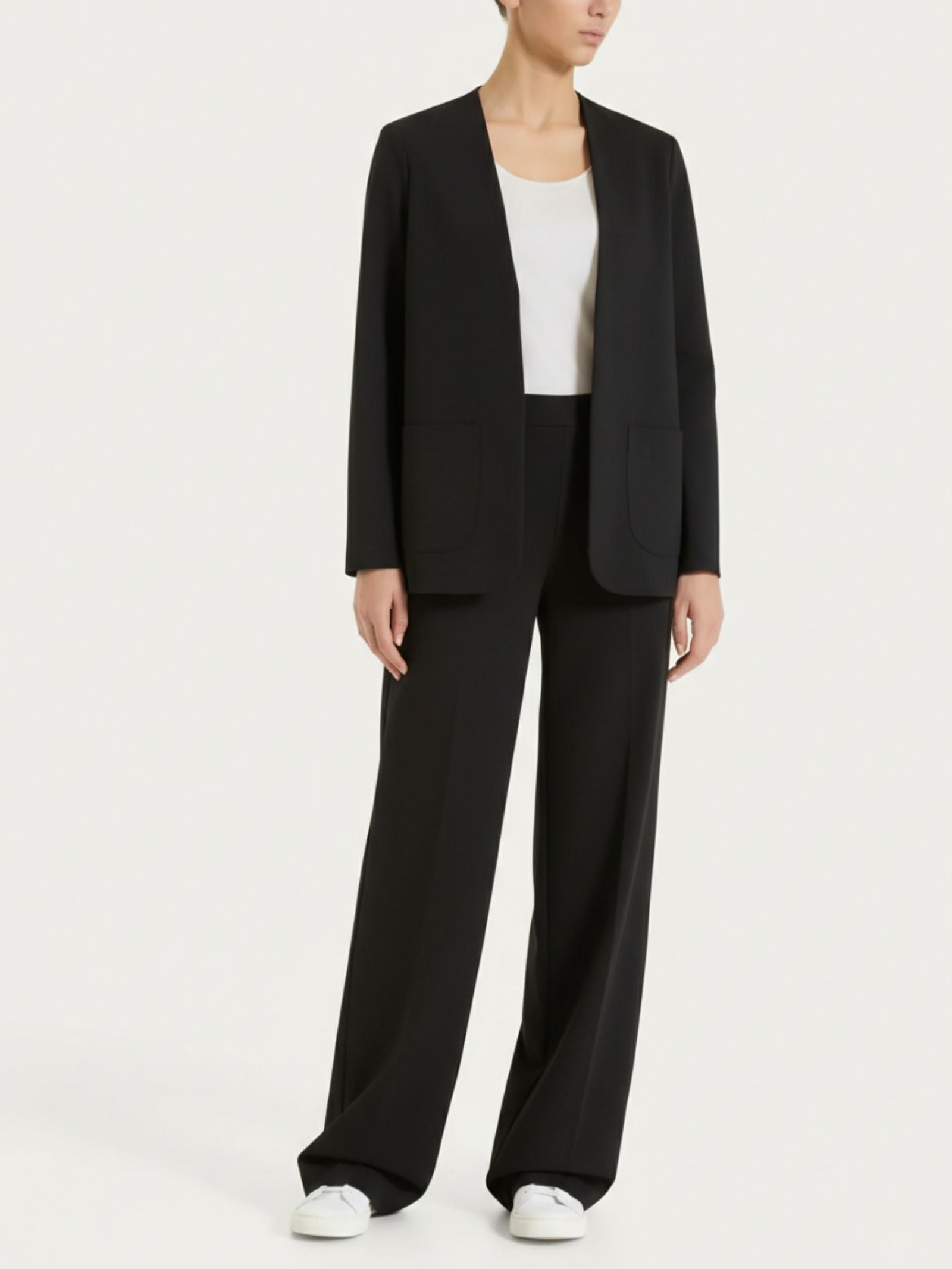 Ragno Compact Light blazer senza revers nero