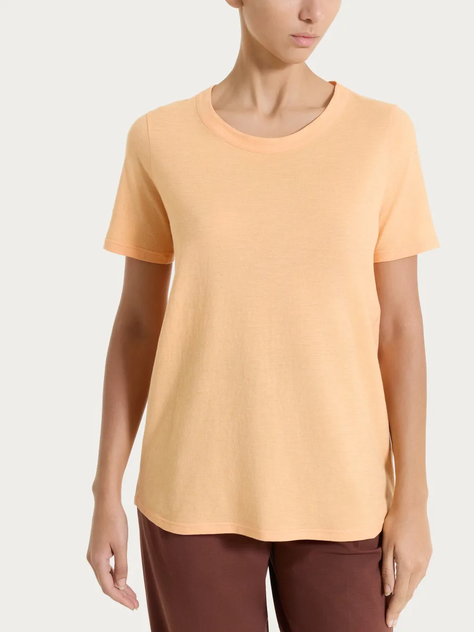 Ragno Jersey Cotone t-shirt girocollo Peach Cobbler manica corta